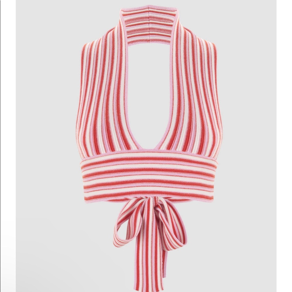 Cider Stripe Pattern Halter